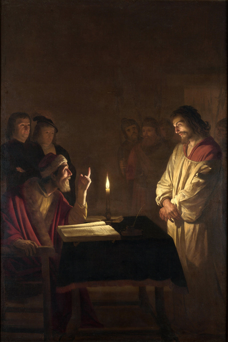 El Cristo ante el Sumo Sacerdote - Gerrit van Honthorst