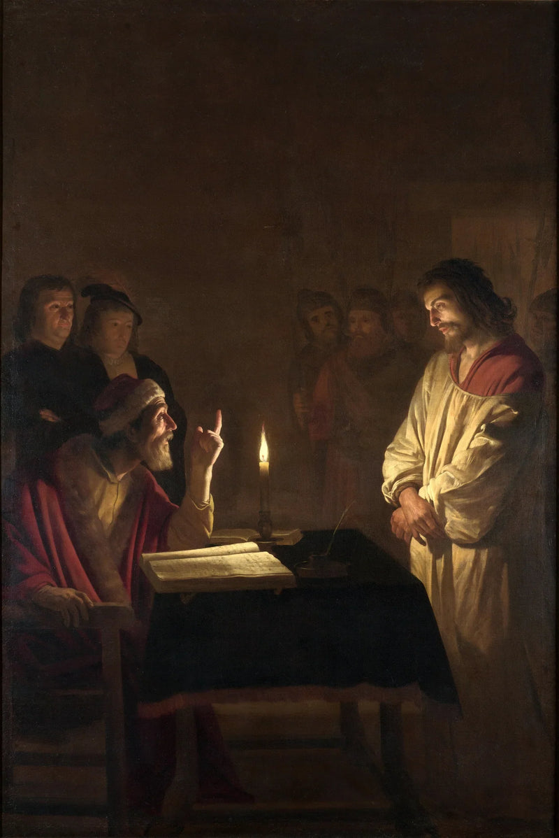 El Cristo ante el Sumo Sacerdote - Gerrit van Honthorst