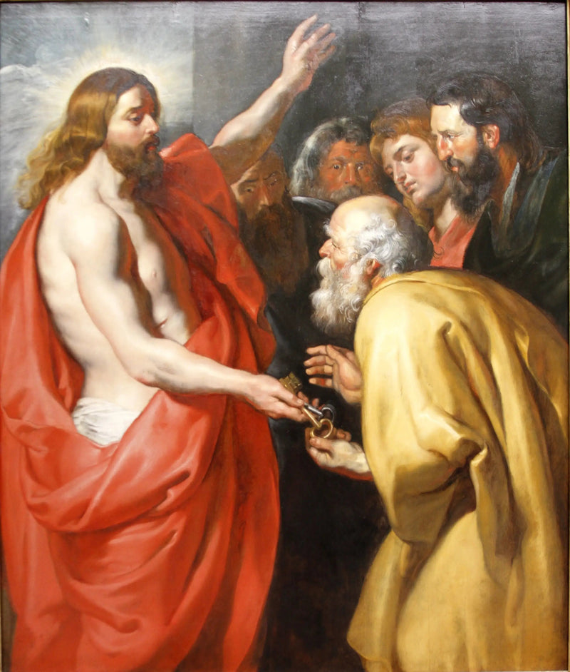El Cristo entregando las llaves a san Pedro - Pedro Pablo Rubens