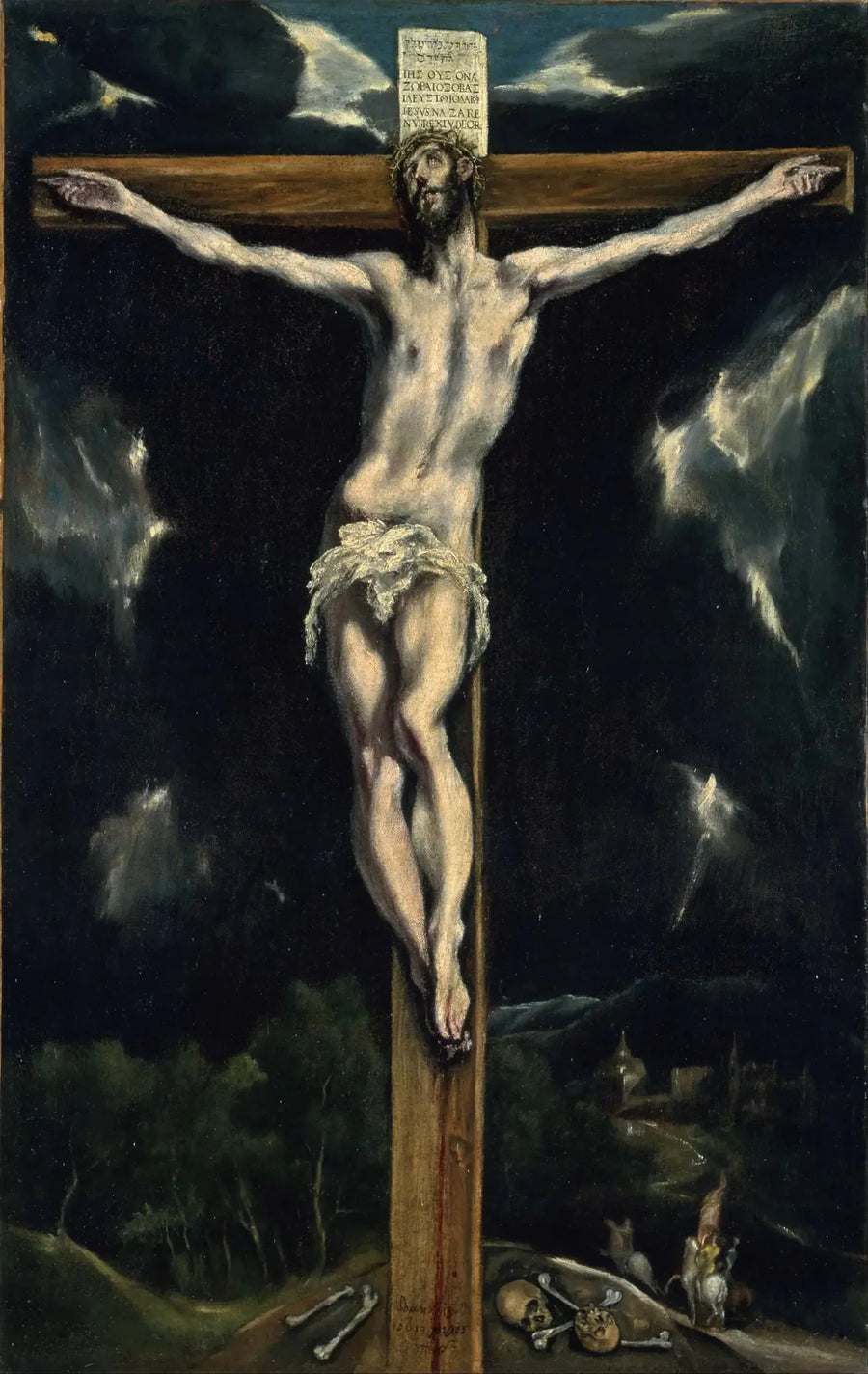El Cristo en la cruz. - El Greco