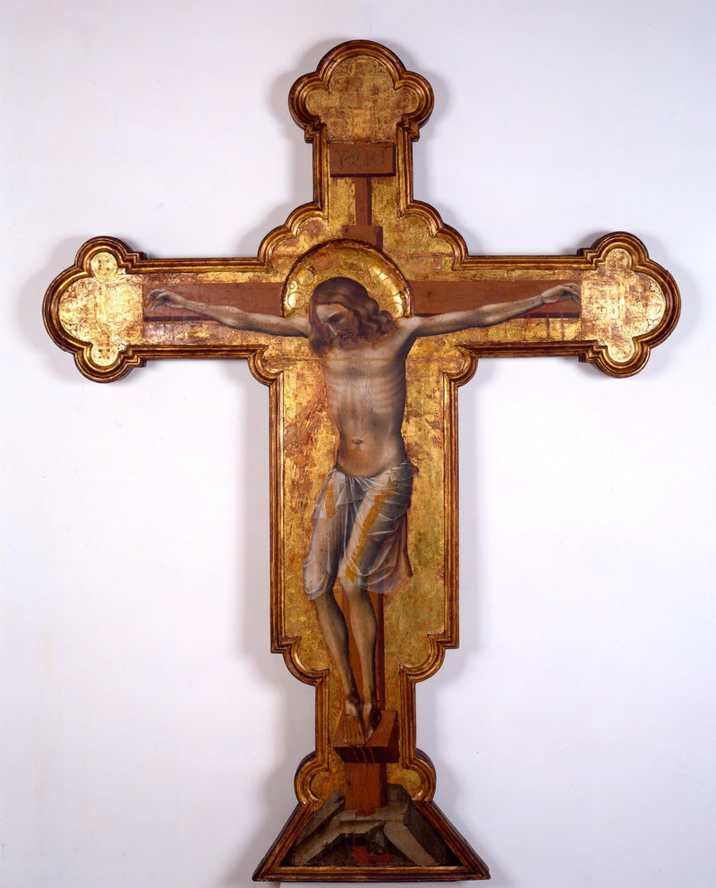 El Cristo en la cruz - Guariento di Arpo