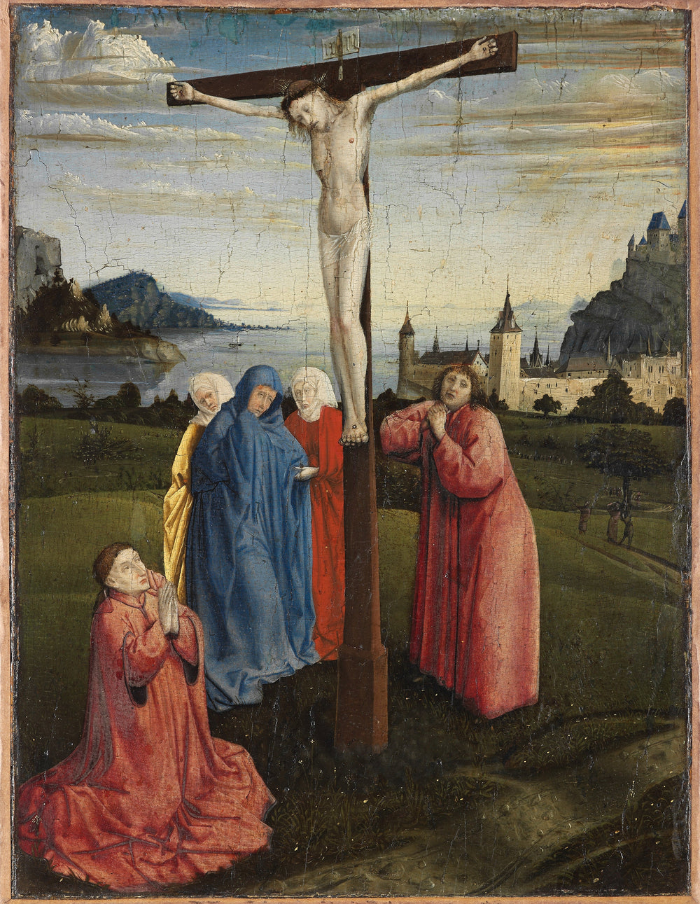 Le Christ en croix - Konrad Witz image 1 tableau peint à l’huile sur toile