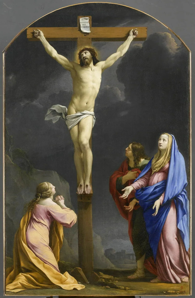 El Cristo en la cruz - Simon Vouet