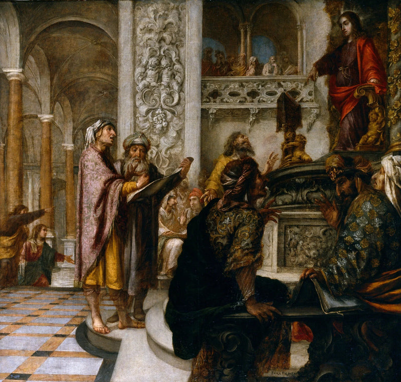El Cristo en desacuerdo con los doctores - Juan de Valdés Leal