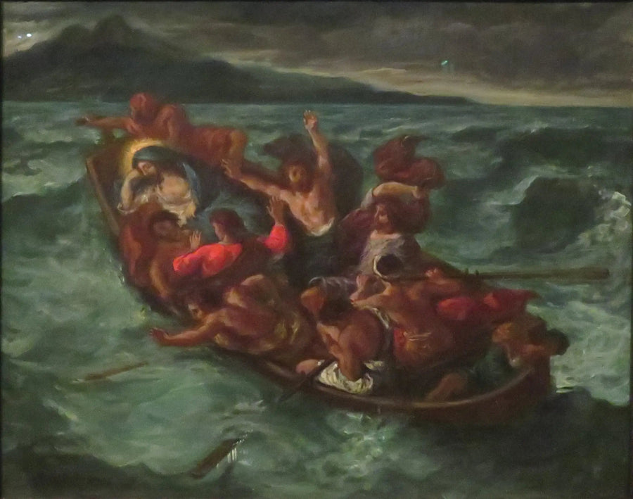El Cristo dormido durante la tormenta - Eugène Delacroix