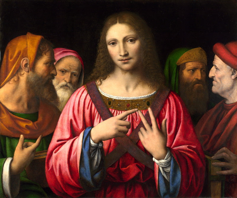 El Cristo rodeado de médicos - Bernardino Luini