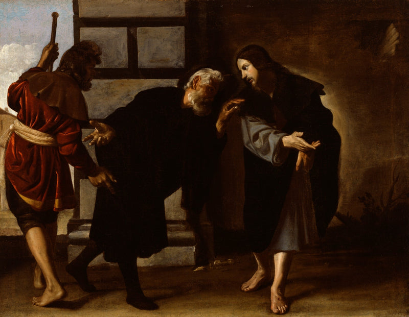 El Cristo y dos discípulos en el camino de Emaús - Alonso Cano