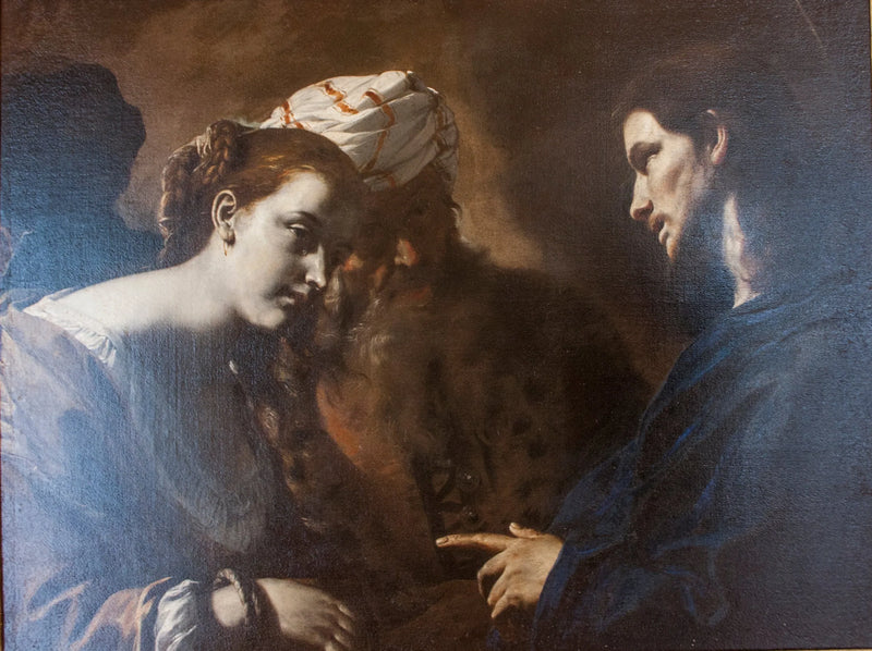 El Cristo y la mujer adúltera - Mattia Preti