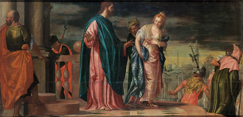 El Cristo y la mujer adúltera - Paul Véronèse