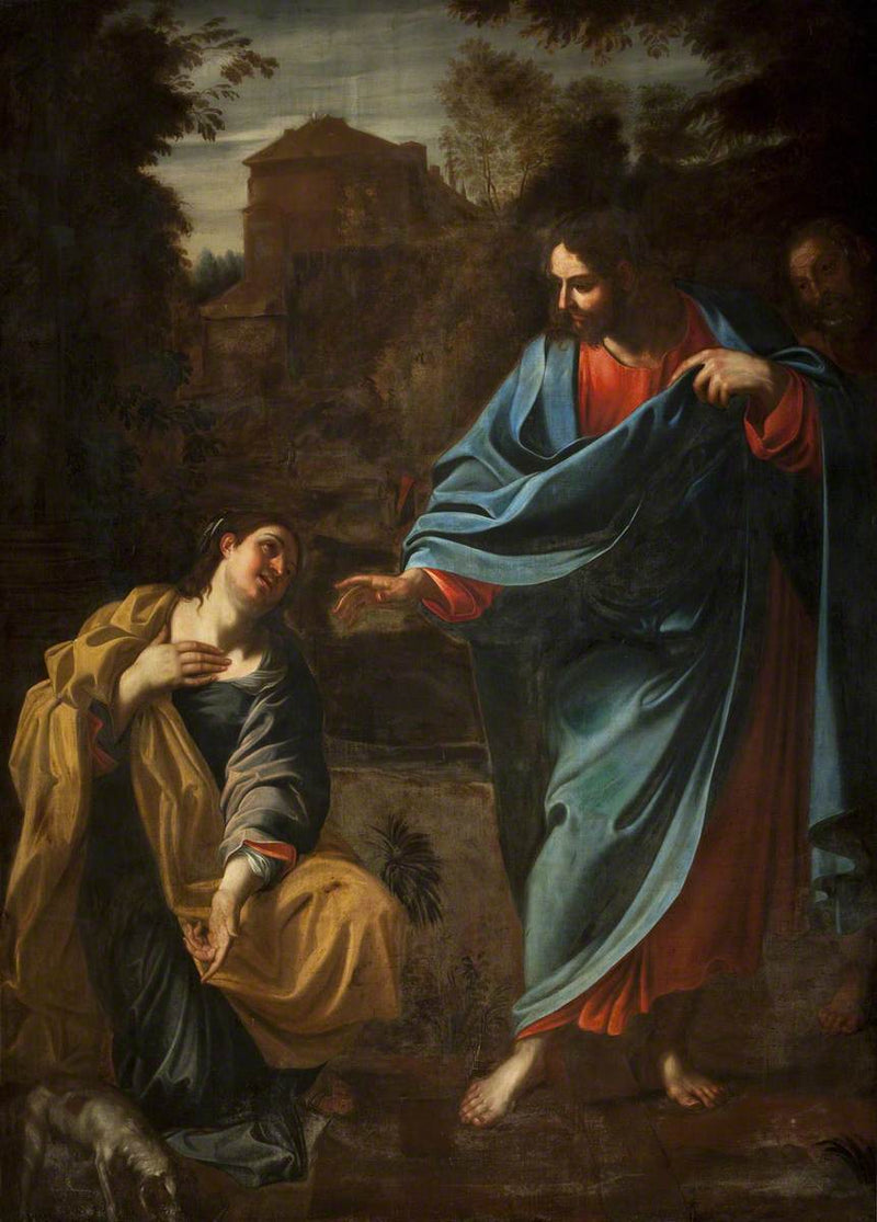 El Cristo y la mujer cananea - Ludovico Carracci