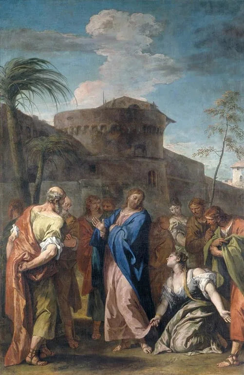 El Cristo y la mujer que creía - Sebastiano Ricci