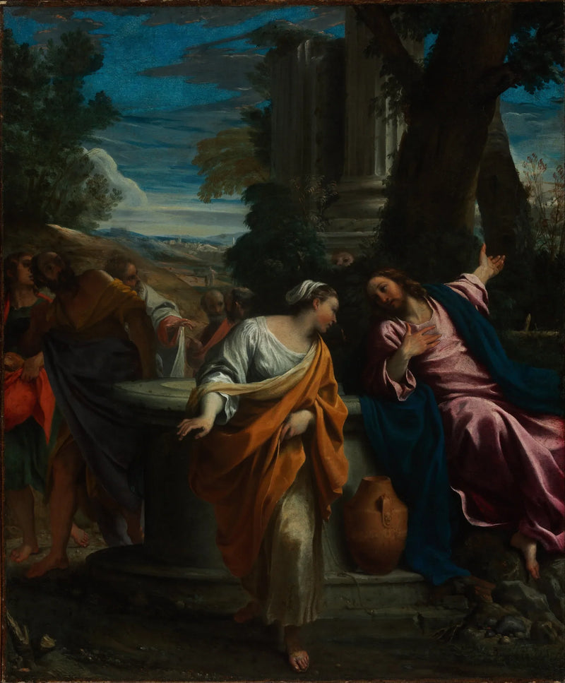 El Cristo y la Samaritana - Annibale Carracci