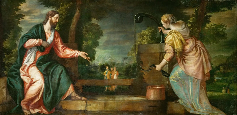 El Cristo y la samaritana - Paul Véronèse