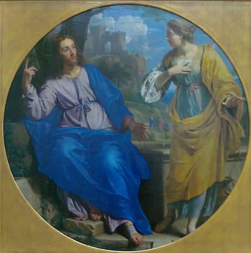 El Cristo y la Samaritana - Philippe de Champaigne