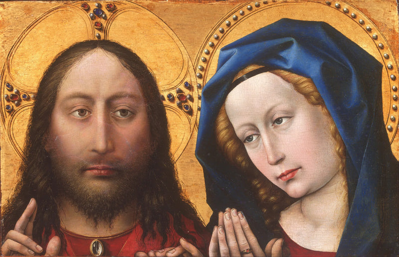 El Cristo y la Virgen en oración - Robert Campin