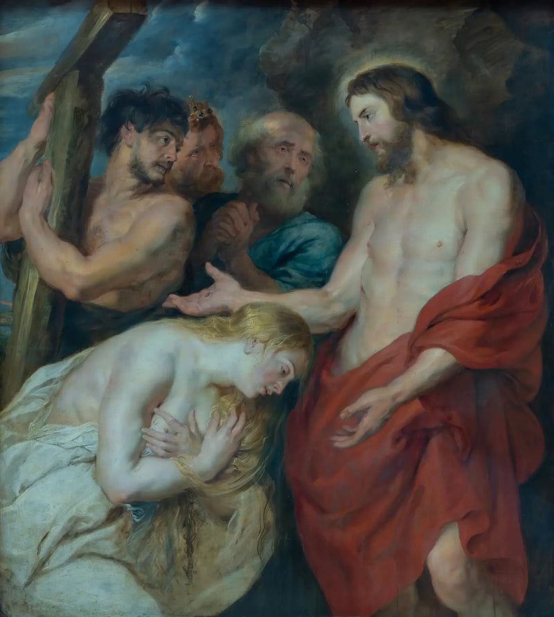 El Cristo y los pecadores arrepentidos - Peter Paul Rubens