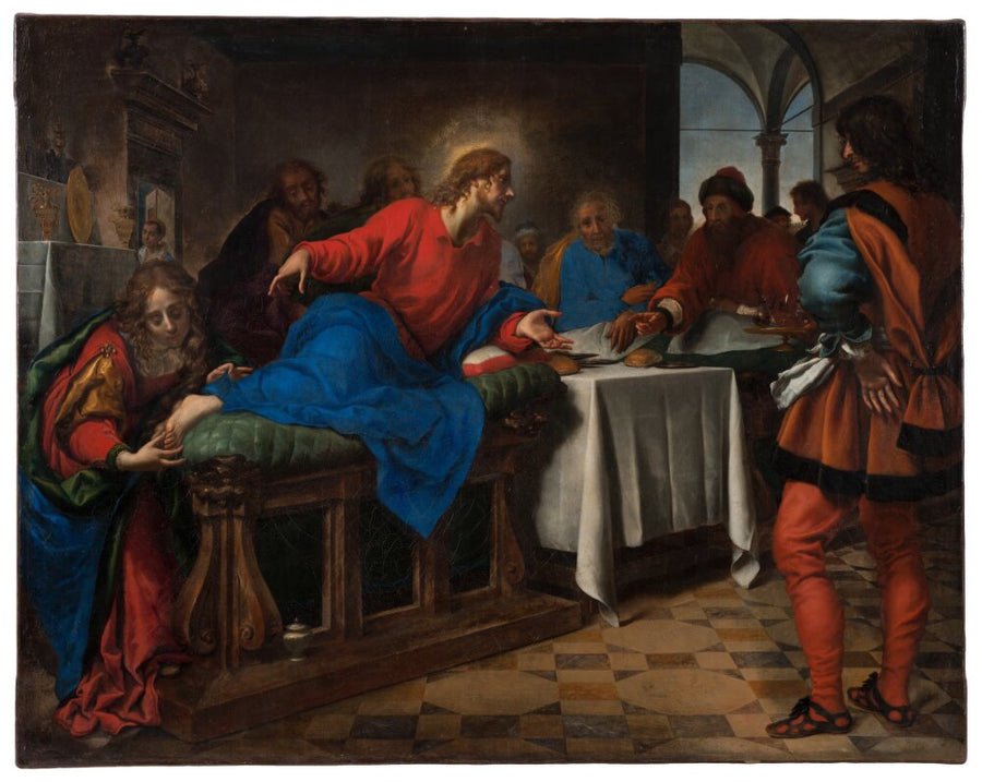 El Cristo y María Magdalena en la casa de Simón - Carlo Dolci