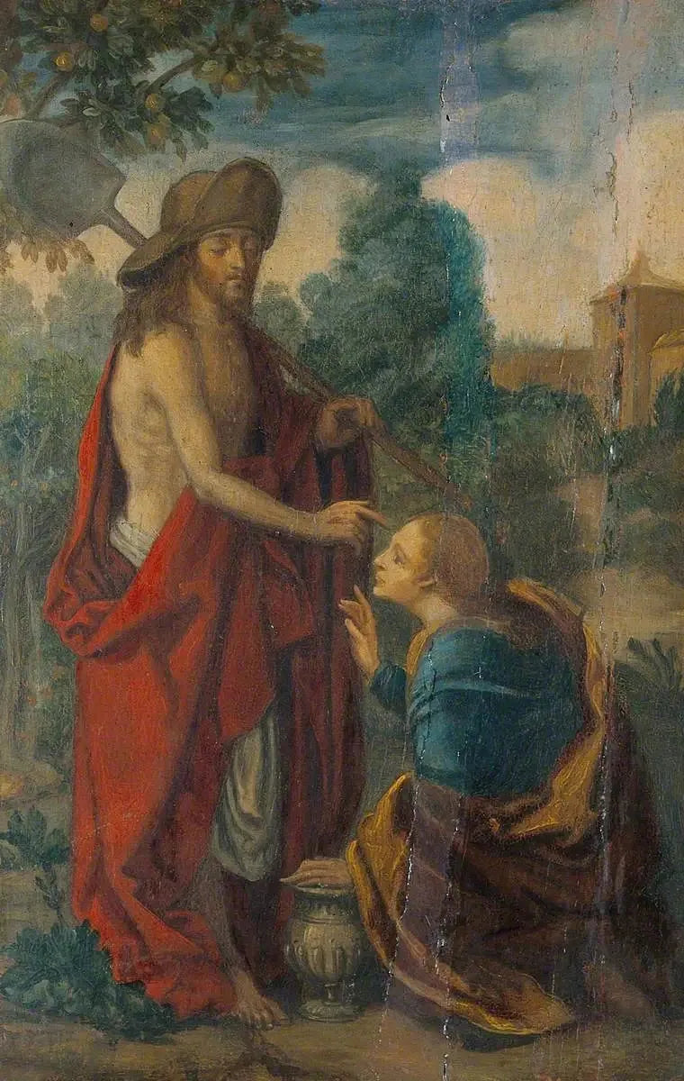 El Cristo y María Magdalena (Noli me Tangere) - Albrecht Dürer