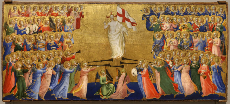 El Cristo glorificado en la corte del cielo - Fra Angelico