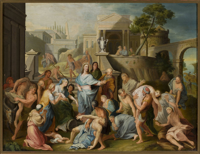El Cristo sanando a los enfermos - Jean-Baptiste Jouvenet