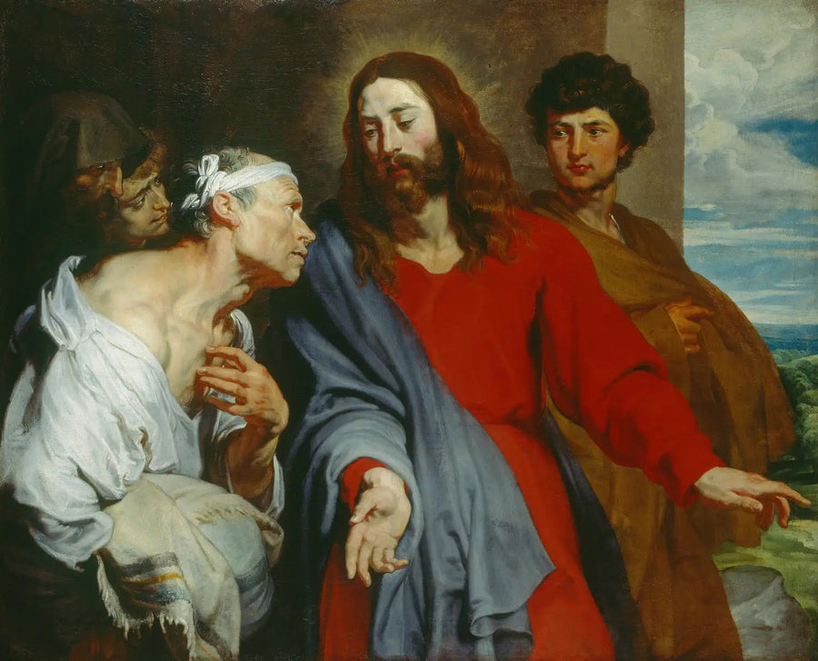 El Cristo cura al paralítico - Antoine van Dyck