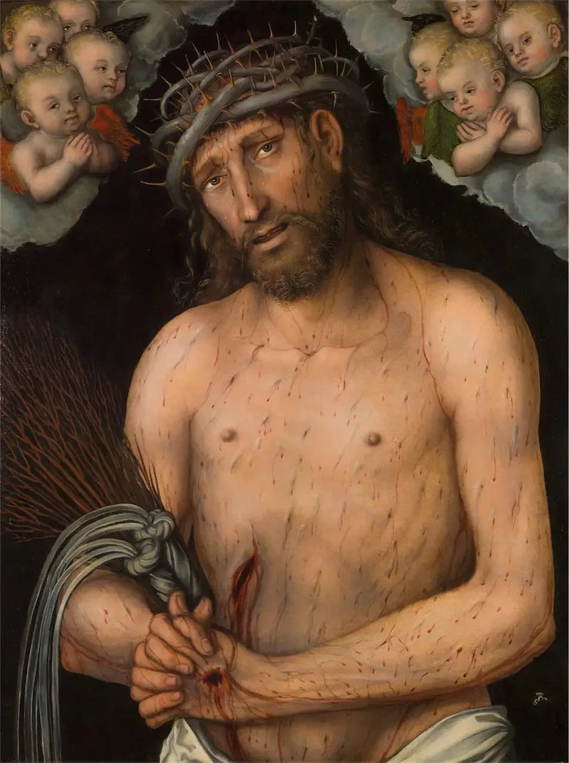 El Cristo, hombre de dolor - Lucas Cranach el Viejo
