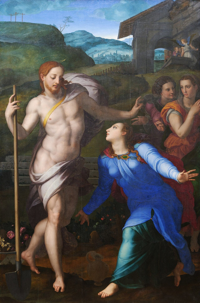El Cristo jardinero aparece a Santa María Magdalena - Bronzino
