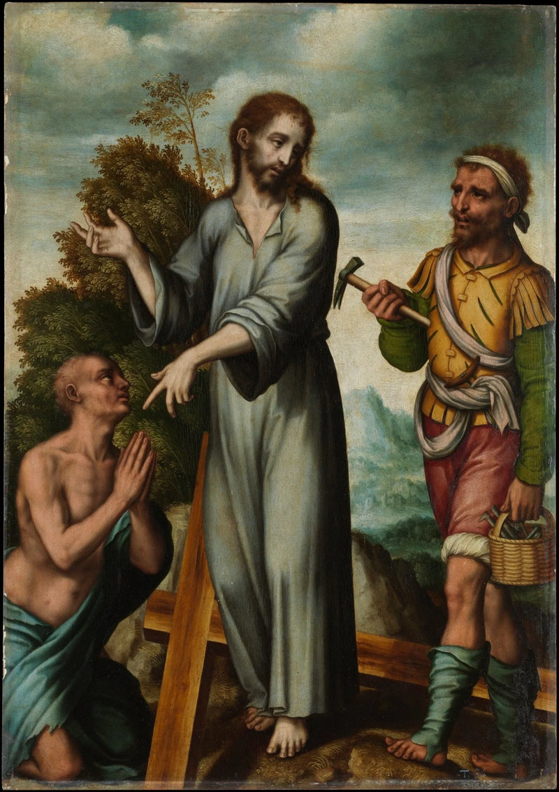 El Cristo justificando su pasión - Luis de Morales