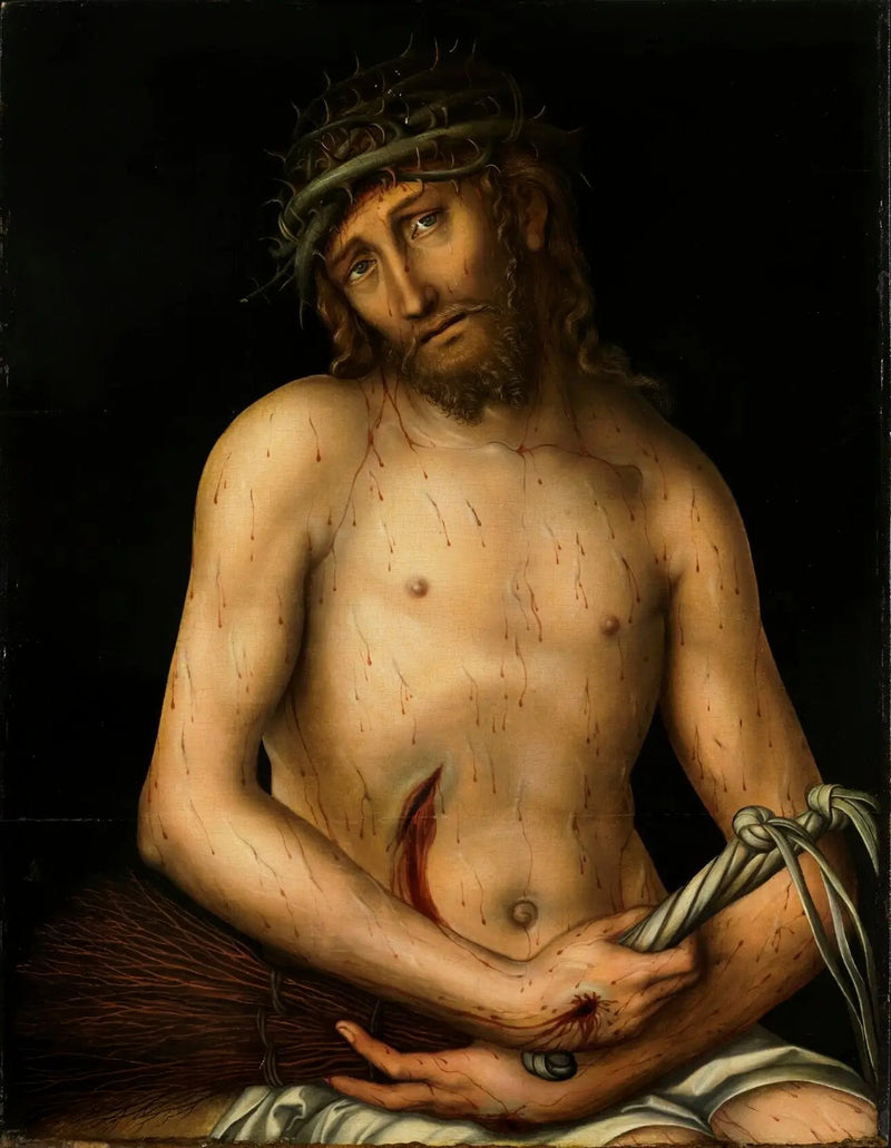 El Cristo, el hombre de dolor - Lucas Cranach el Viejo