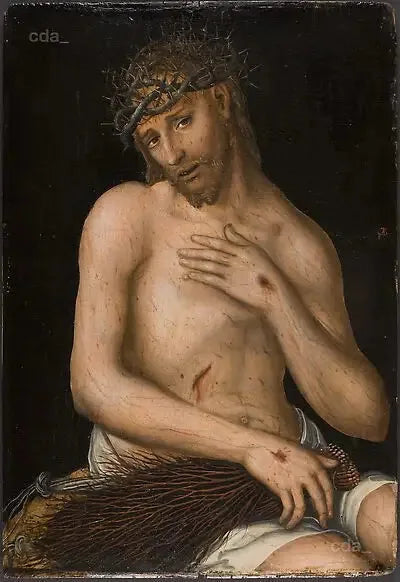 El Cristo, el hombre de dolor - Lucas Cranach el Viejo