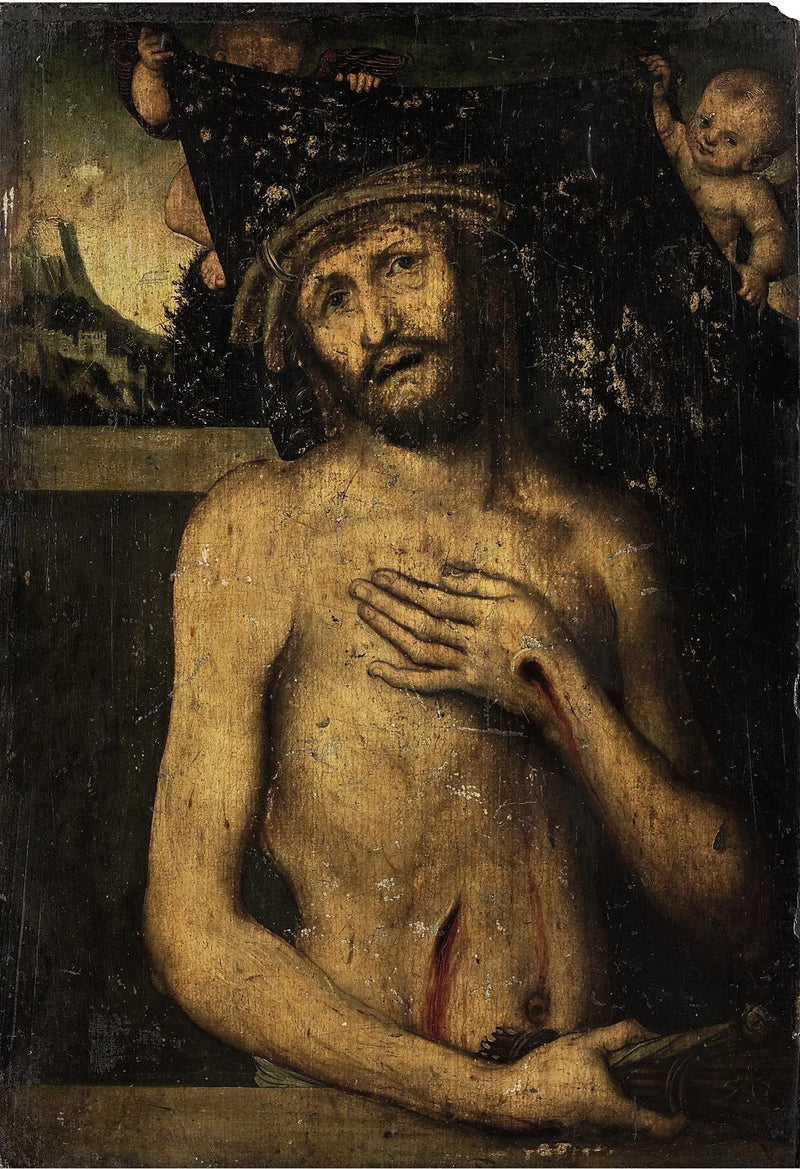 El Cristo, el hombre de dolor - Lucas Cranach el Viejo