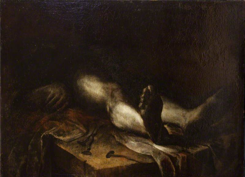 El Cristo muerto - Ludovico Carracci