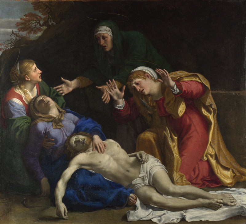 El Cristo muerto llorado (« Las Tres Marías ») - Annibale Carracci
