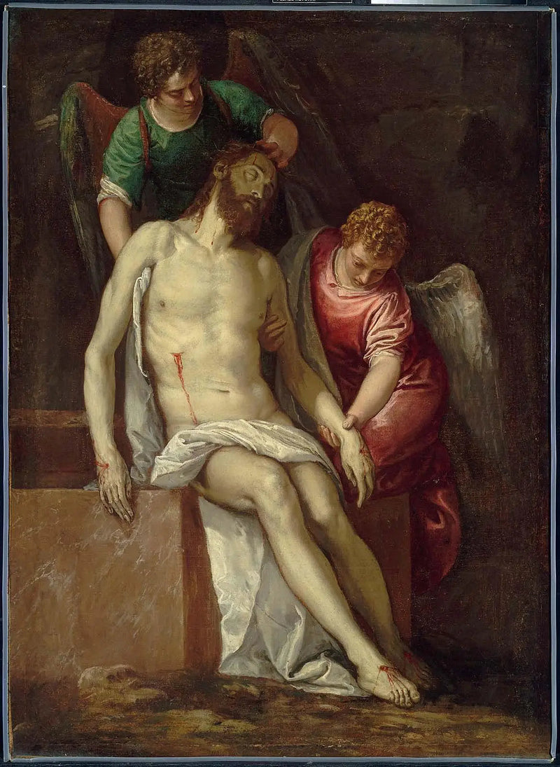 El Cristo muerto sostenido por los ángeles - Paul Véronèse