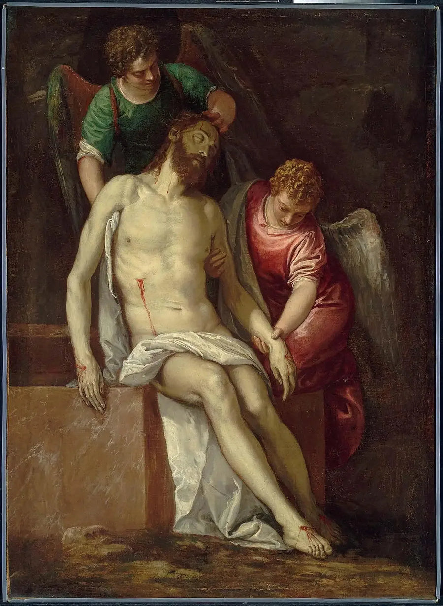 El Cristo muerto sostenido por los ángeles - Paul Véronèse