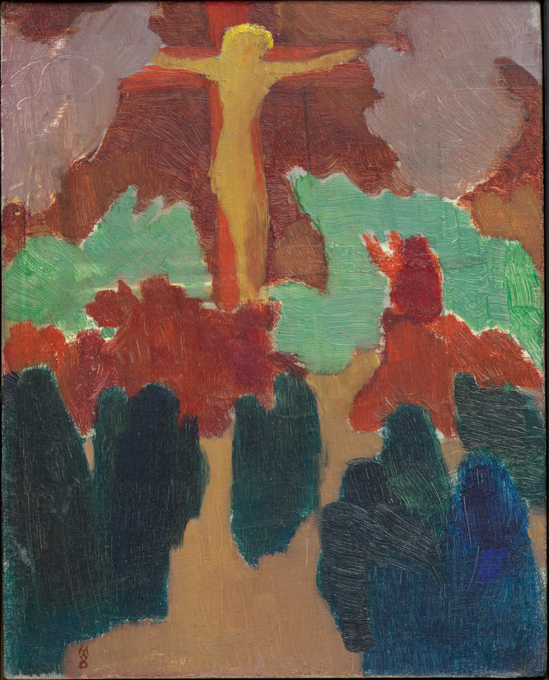El Cristo naranja - Maurice Denis