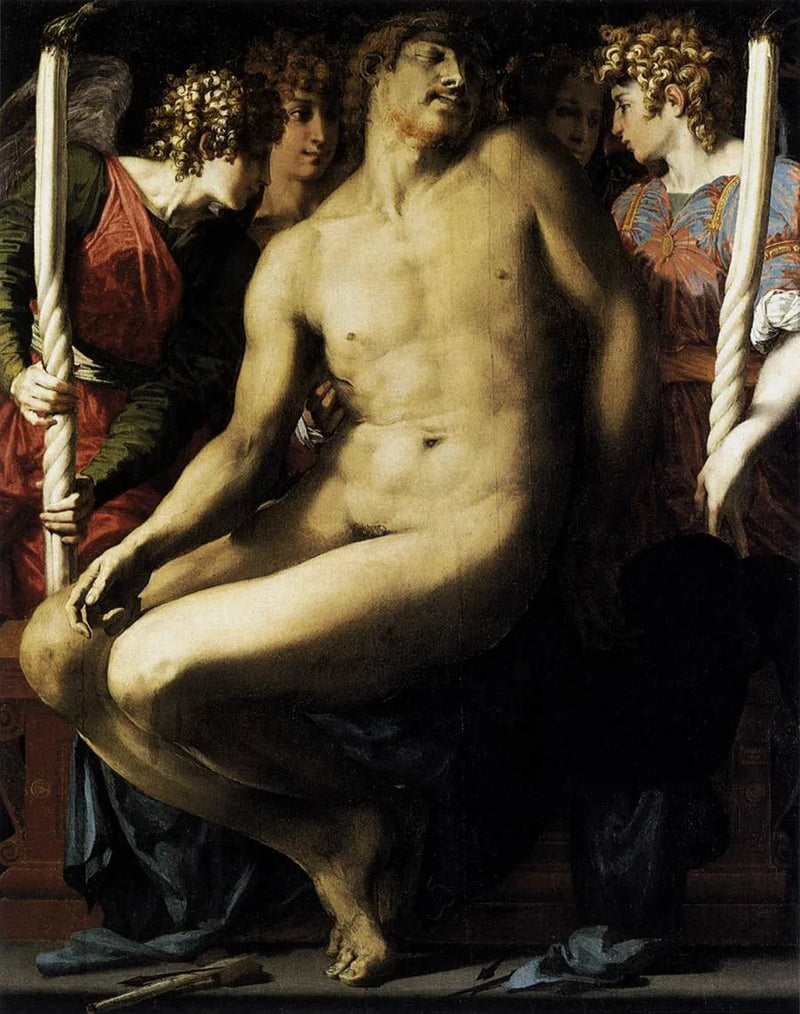 El Cristo entre los Ángeles - Rosso Fiorentino