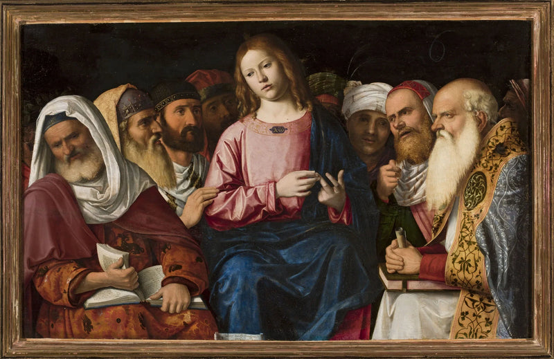 El Cristo entre los Doctores - Cima da Conegliano