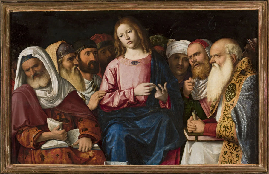 El Cristo entre los Doctores - Cima da Conegliano