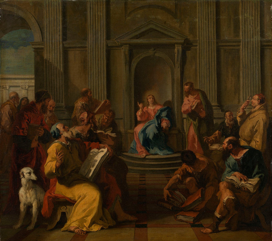 El Cristo entre los doctores del Templo - Sebastiano Ricci