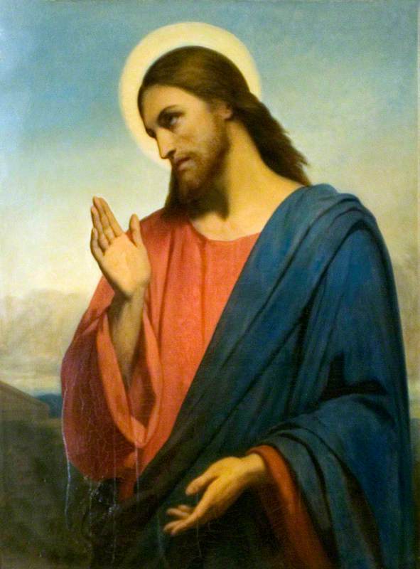 El Cristo llorando sobre Jerusalén - Ary Scheffer