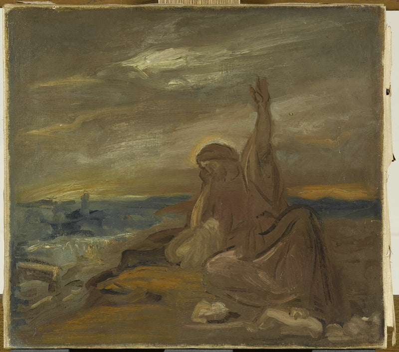 El Cristo llorando sobre Jerusalén - Théodore Chassériau