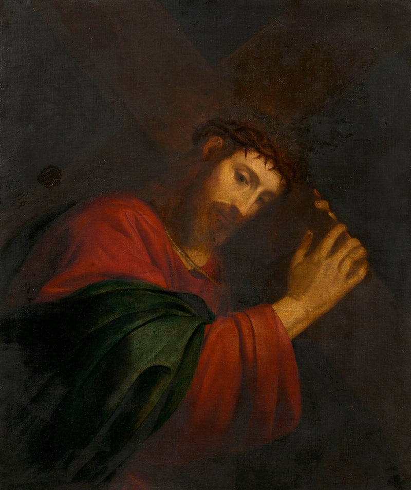 El Cristo llevando la cruz - Andrea Sacchi