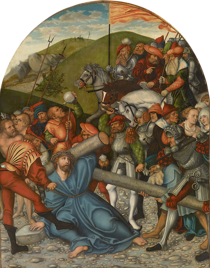 El Cristo llevando la cruz - Lucas Cranach el Viejo