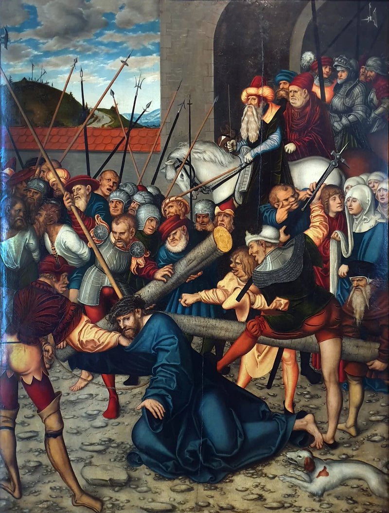 El Cristo llevando la cruz - Lucas Cranach el Viejo