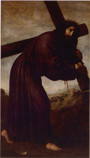 El Cristo llevando su cruz - Francisco de Zurbarán