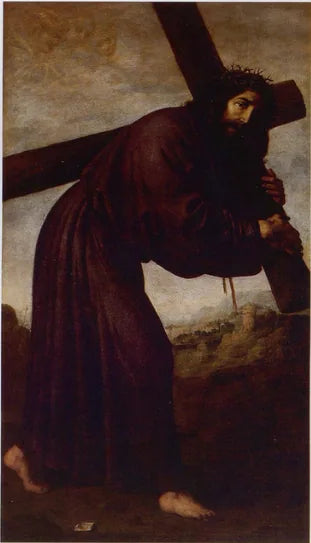 El Cristo llevando su cruz - Francisco de Zurbarán
