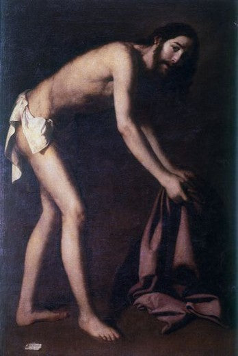 El Cristo reúne sus ropas - Francisco de Zurbarán