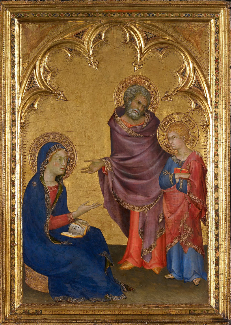 El Cristo encontrado en el Templo - Simone Martini