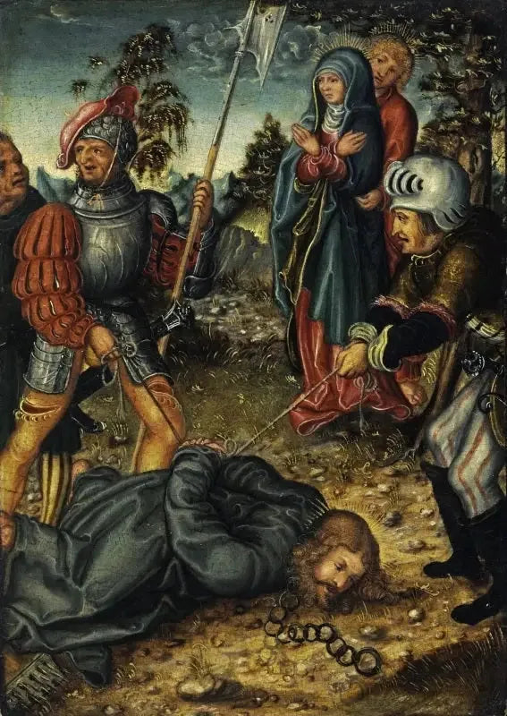 El Cristo en el camino del Calvario - Lucas Cranach el Viejo